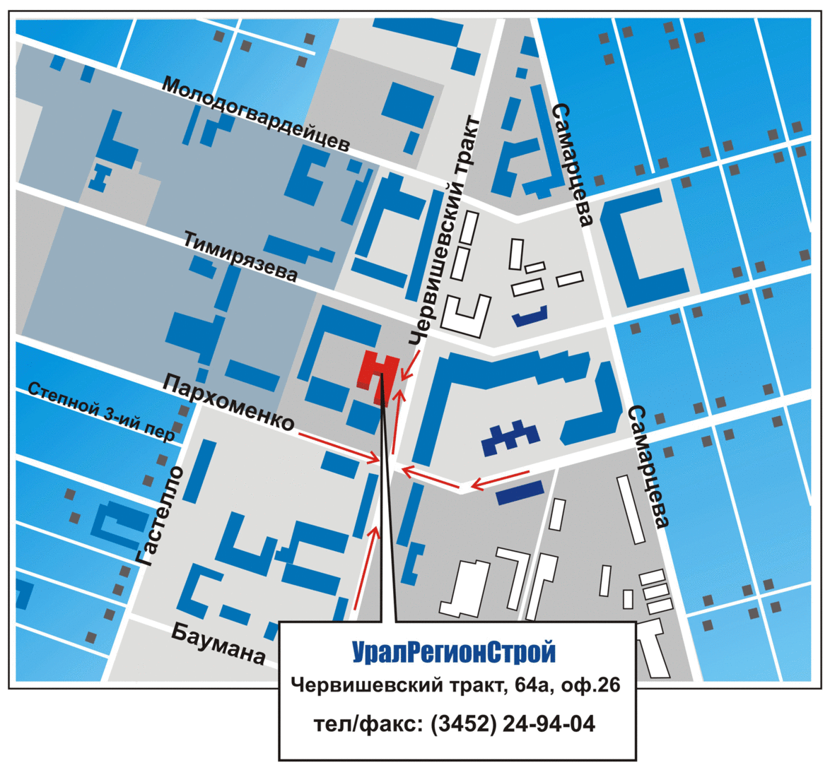 Карта червишевского тракта