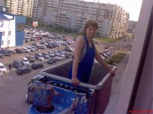 Мытье труднодоступного балкона в квартире на ул. 78 добровольческой бригаде