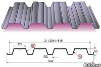 Профнастил Н-60  Оцинкованный