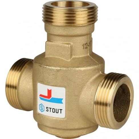 Термостатический смесительный клапан STOUT G 1 1/4" НР 60°C (SVM-0030-325