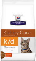 Корм сухой Hill’s Prescription Diet Feline k/d Kidney Care для кошек, 400 г