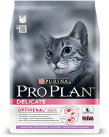 Сухой корм Pro Plan Delicate для кошек с чувств. пищеварением, 1.5кг