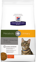 Корм сухой Hill's Diet Metabolic + Urinary Feline Курица, 250 гр