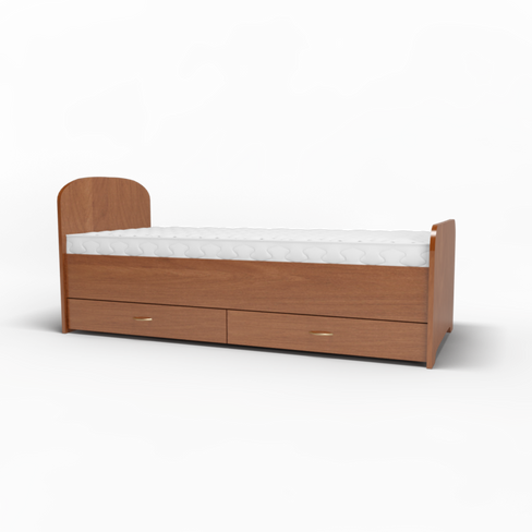 Кровать "Веста 2" без ящиков (орех)