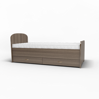 Кровать "Веста 2" с ящиками (Ясень темный)
