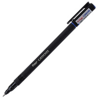 Ручка шариковая "Flair" Carbonix V синяя 0,7мм, рифленый держатель, игольчатый пишущий узел
