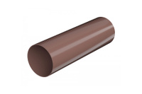 Труба водосточная ПВХ Технониколь d 82 мм, 3 м (коричневый)