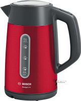 Чайник электрический Bosch TWK4P434 2400 Вт красный 1.7 л нержавеющая сталь