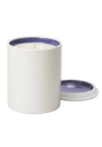 Ароматическая свеча BJÖRK & BERRIES KERZEN MÅNE SCENTED CANDLE Björk and Berries, цвет transparent