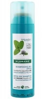 Klorane Mint Detox Dry Shampoo With Organic Aquatic Mint Pollution Exposed Hair - Сухой шампунь детокс с экстрактом водн