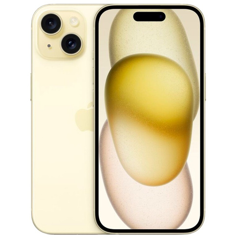 Смартфон Apple iPhone 15 128GB Yellow (Dual Sim)