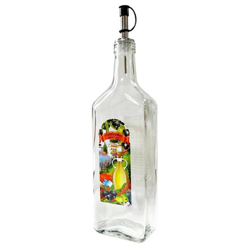 Бутылка для масла, стекло, 250 мл, с дозатором, 626-591/626-593