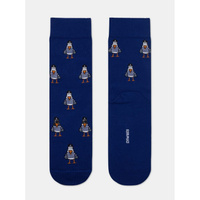 Мужские носки DIWARI HAPPY 17С-151СП размер 40-41 синий 1001330580020026190