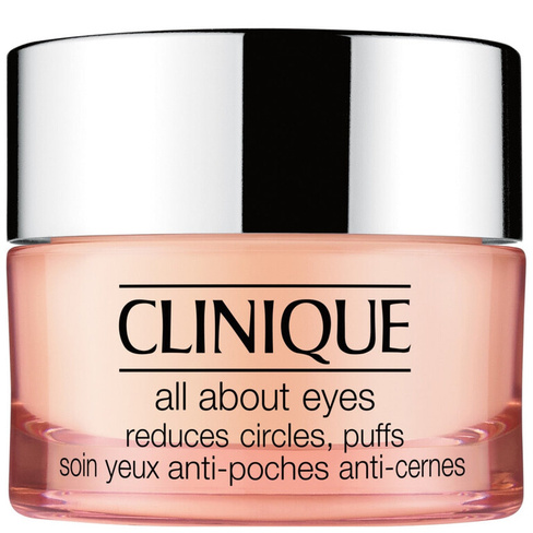Clinique Крем-гель All About Eyes уменьшает темные круги под глазами, отечность, линии и мелкие морщинки 15мл