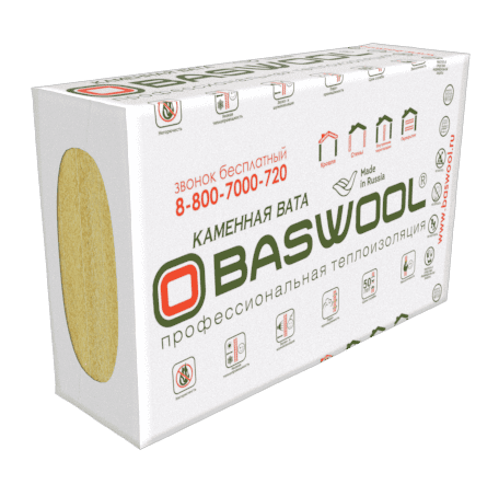 BASWOOL ФАСАД 140 1200х600х50 мм (4,32м2)