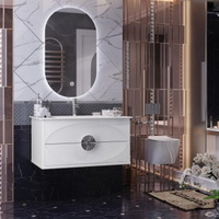 Мебель для ванной Опадирис Ибица 90 см подвесная белый/хром