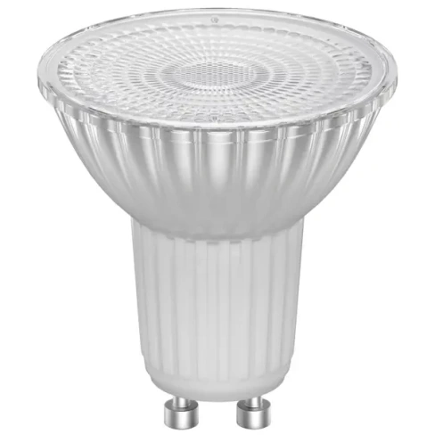 Лампа светодиодная Lexman GU10 220-240 В 5.5 Вт прозрачная 500 лм теплый белый свет LEXMAN None