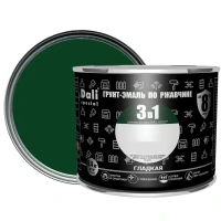 Грунт-эмаль по ржавчине 3 в 1 Dali Special гладкая цвет зелёный мох 0.4 кг RAL 6005 DALI None