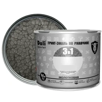 Грунт-эмаль по ржавчине 3 в 1 Dali Special молотковая цвет серый 0.4 кг DALI None