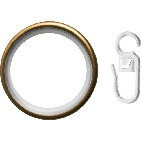 Кольцо с крючком металл цвет бронза 20 см 10 шт. Без бренда Кольцо 20.1.1.599