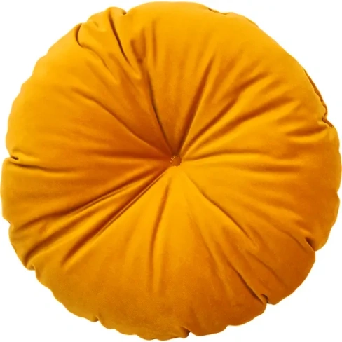 Подушка Solemio 1 37x37 см цвет желтый LINEN WAY Декоративная подушка Нео-классика