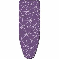 Чехол для гладильной доски Nika ЧПД2/2 130x52 см поролон цвет фиолетовый с линиями на сливовом NIKA