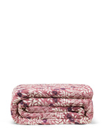 Хлопковое одеяло с цветочным узором Coincasa, розовый