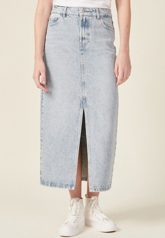 Джинсовая юбка BONOBO Jeans, окрашенный деним