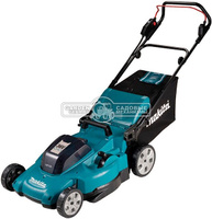 Makita Газонокосилка аккумуляторная Makita DLM538Z без АКБ и ЗУ (PRC, LXT 2х18В, 53 см, пластик, мульчирование, 70 л, 28