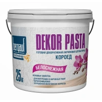 Штукатурка декоративная Dekor Pasta Короед, 25 кг BERGAUF Dekor Pasta Dekor pasta