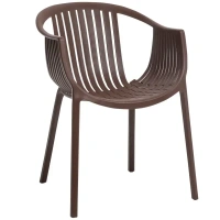 Кресло Vernaccia 64x54x76 см пластик цвет коричневый Без бренда Vernaccia нет