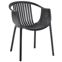 Кресло Vernaccia 64x54x76 см пластик цвет черный Без бренда Vernaccia нет