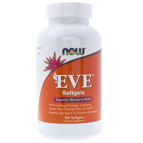 Биологически активная добавка EVE (мультивитамины для женщин) Now Foods, 180 капсул