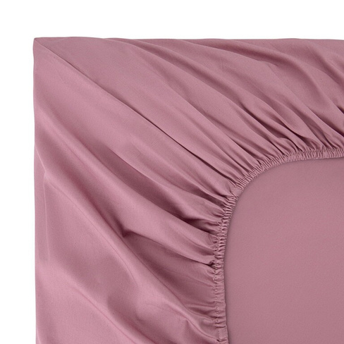 Простыня на резинке Мармис цвет: пурпурный (160х200)