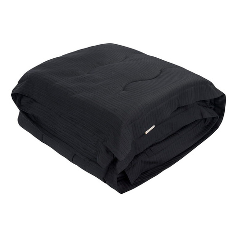 Одеяло-покрывало Тиффани цвет: черный (155х220 см)