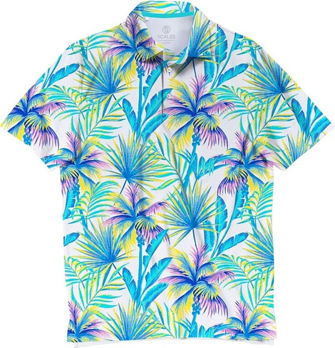 Мужская футболка-поло для гольфа Scales Palm City