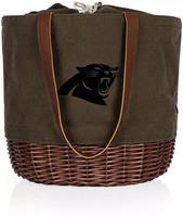 Picnic Time Carolina Panthers Coronado Холщовая сумка с короткими ручками Willow Basket
