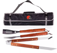Сумка для барбекю и набор для гриля из трех предметов Picnic Time Cleveland Browns