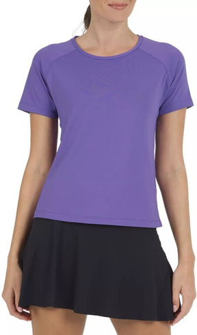 Ibkul Женская футболка-поло для гольфа с короткими рукавами и круглым вырезом