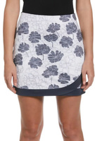 Женская юбка-шорта для гольфа Callaway с цветочным принтом и искусственным запахом, 17 дюймов