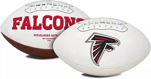 Полноразмерный футбольный мяч Rawlings Atlanta Falcons Signature Series