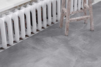 SPC плитка Vinilam Ceramo Glue Серый бетон 00-00050020