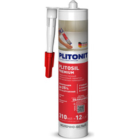 Герметик силиконовый PLITONIT PlitoSil Premium молочно-белый 310 мл 23522