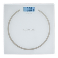 Весы напольные GALAXY LINE GL4815 стекло до 180 кг белый