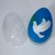 Пластиковая форма Яйцо/Голубь мира