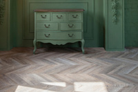 Кварцвиниловый паркет Vinilam Parquet Chevron Шеврон Шампань 00-00050043