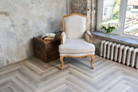 Кварцвиниловый паркет Vinilam Parquet Herringbone Эрмитаж паркет 00-00050050