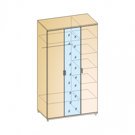 Шкаф ШК-5001 Грейс ЛЕРОМ