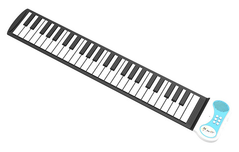 Портативное гибкое пианино Xiaomi Silicon Flexible Roll Up Piano 49 KNX