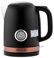 Чайник металлический BRAYER BR-1005BK (1,7л)